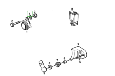 Preview: Distanzstück für Elektrische Anlage Deutz